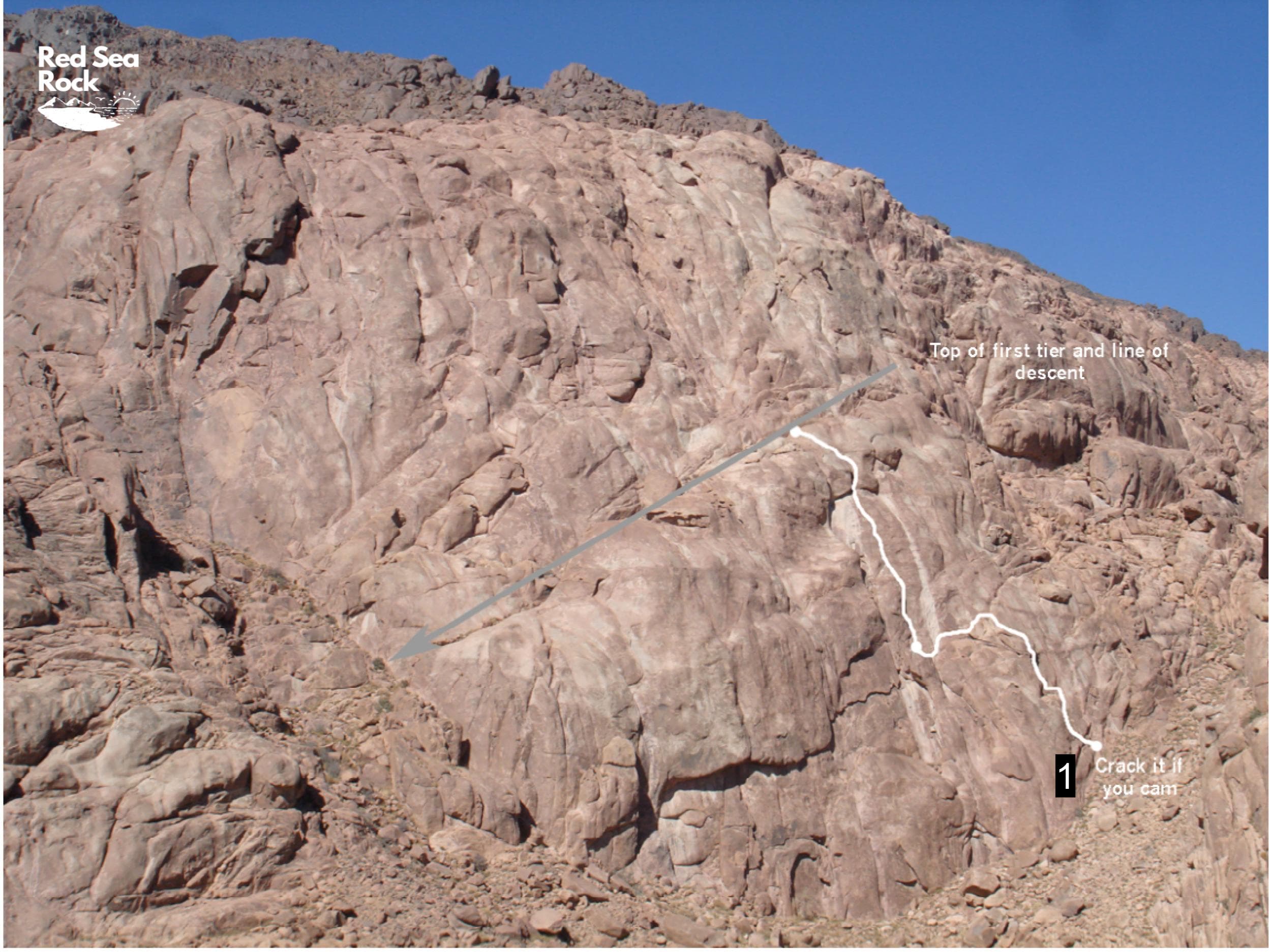 Topo: 2-Tier crag