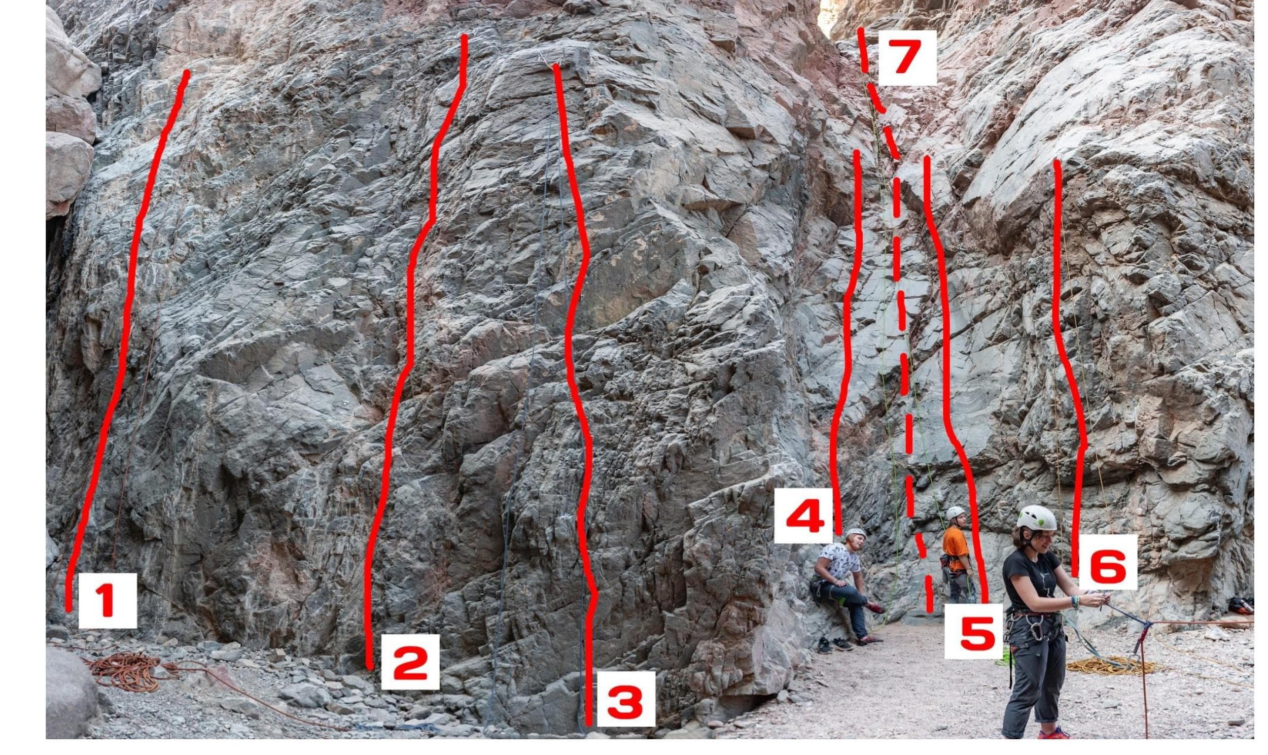 Topo: Around the Lower Waterfall