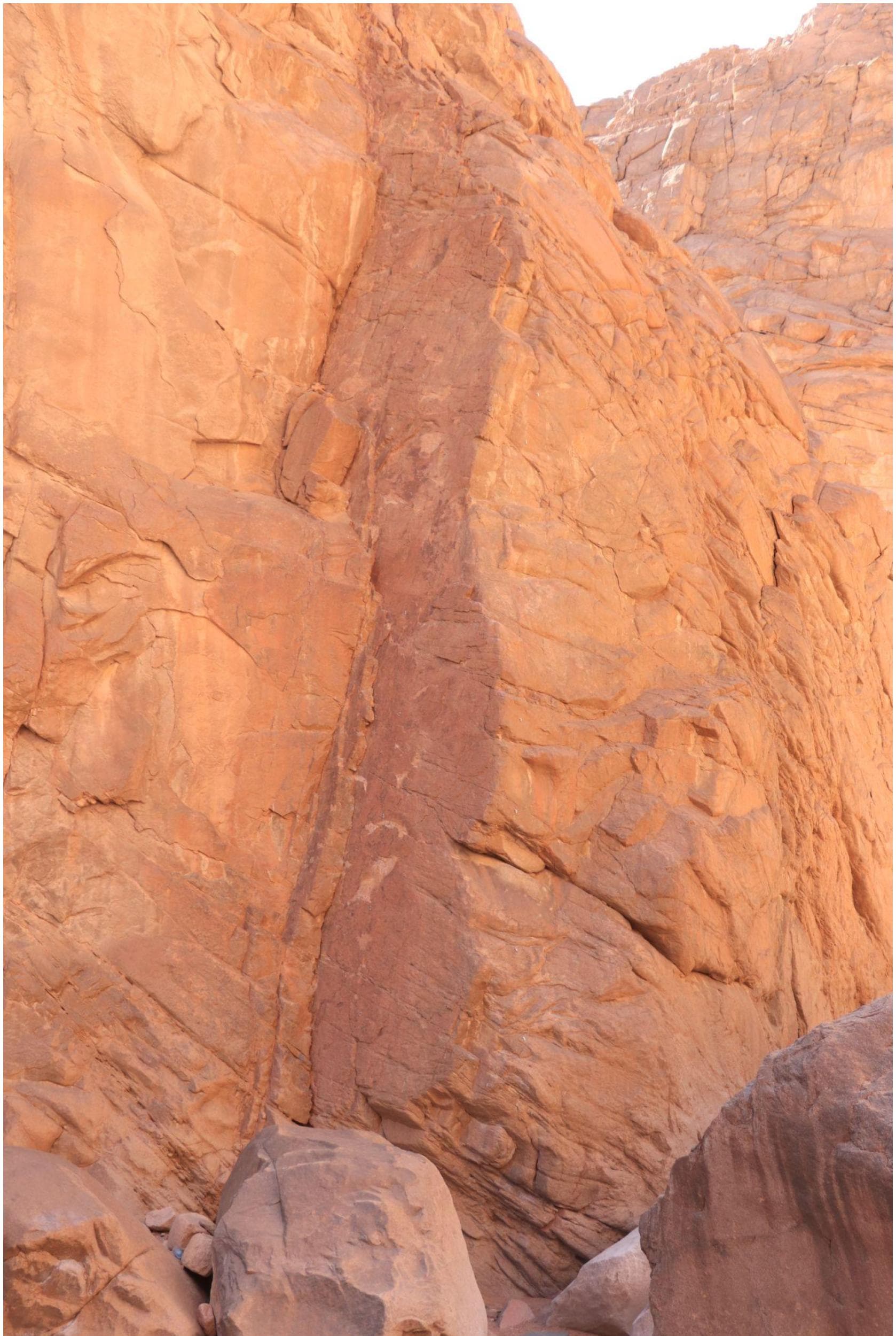 Topo: Behind Chockstone