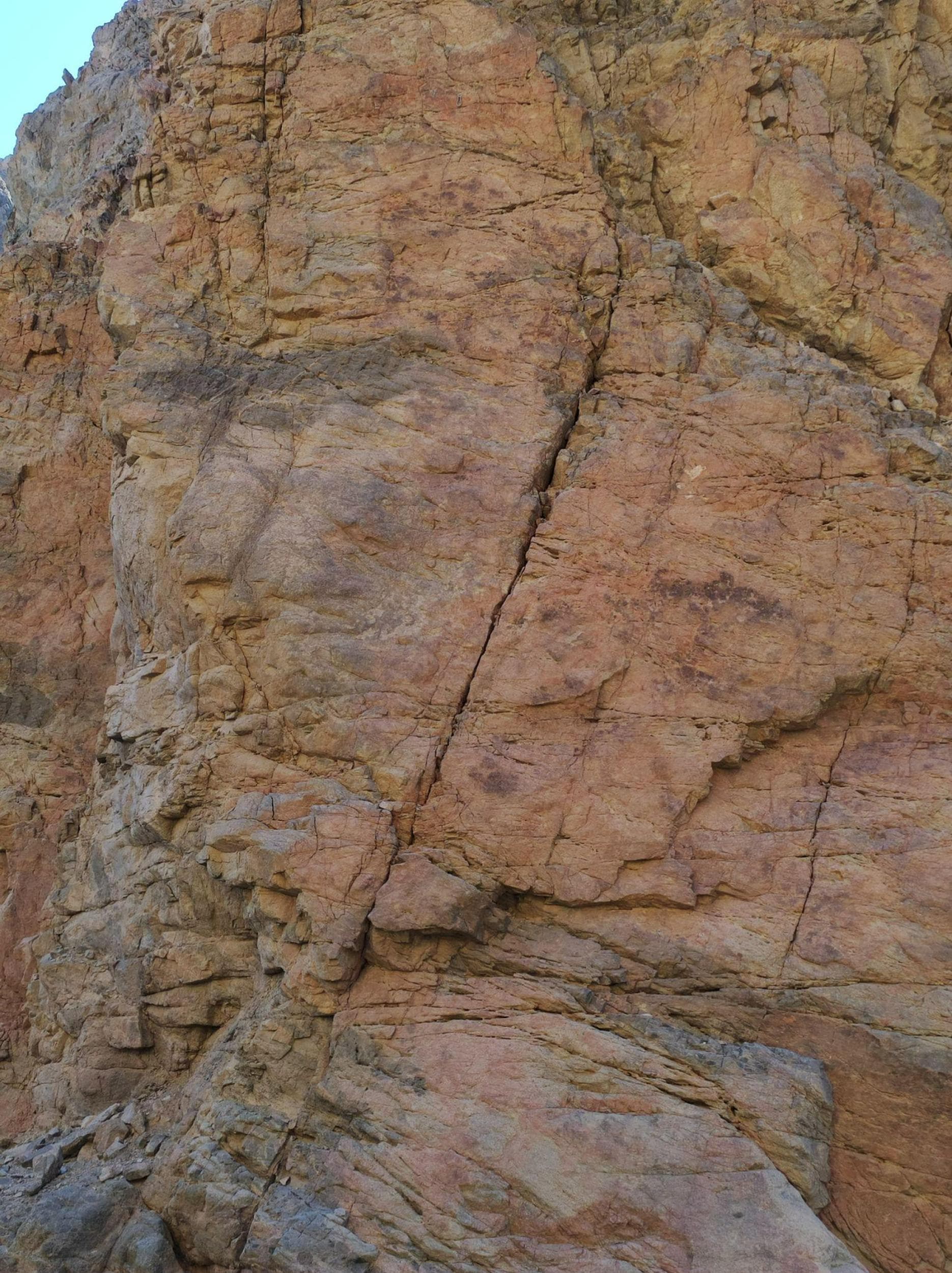 Topo: Above the Chockstone