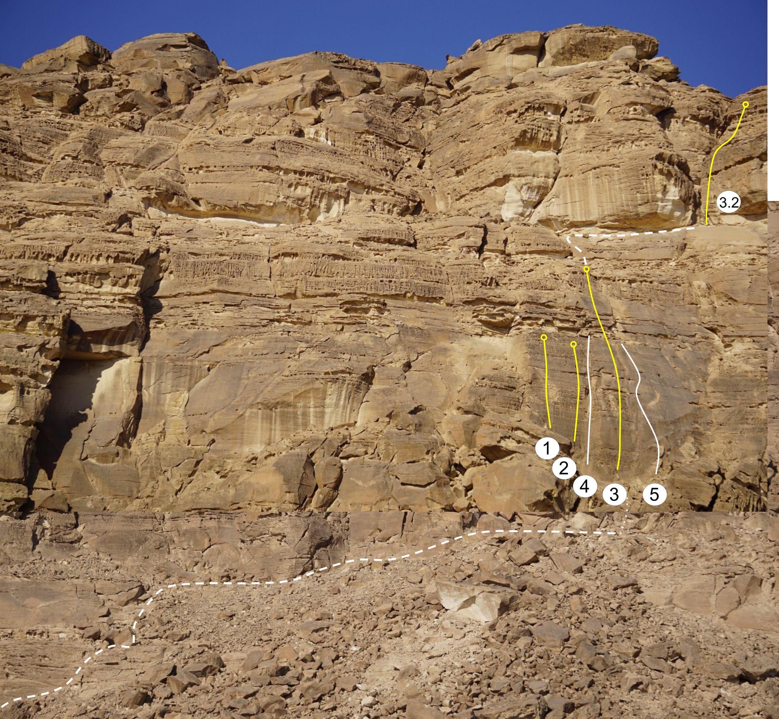 Topo: East Face Sports
