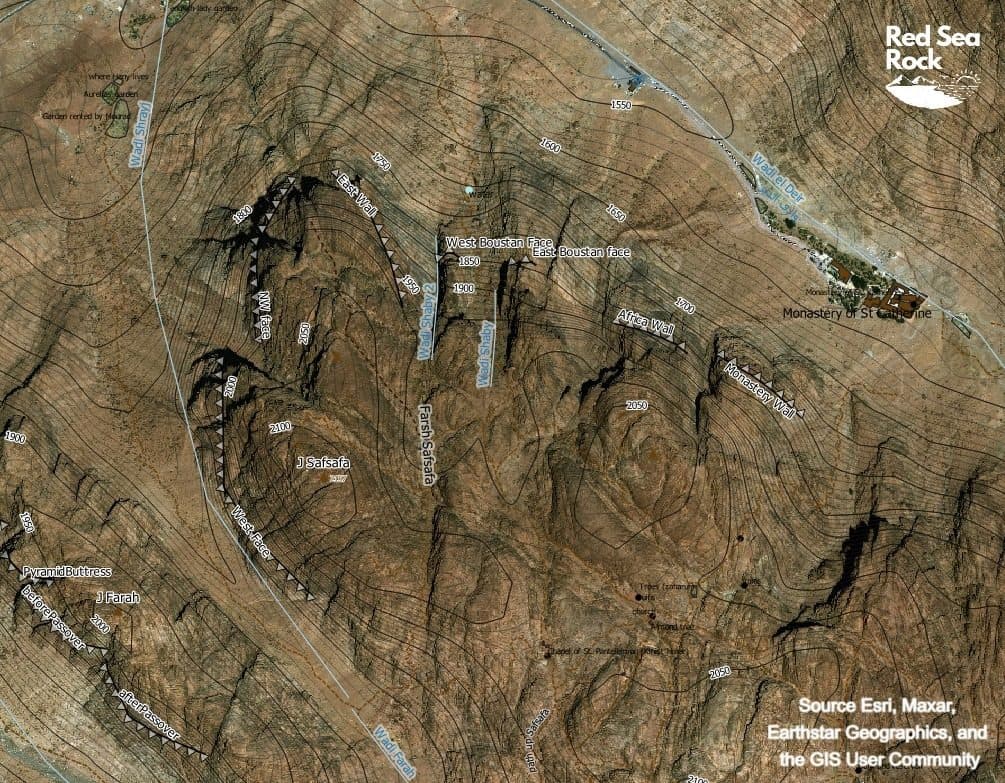 Jebel Safsafa walls overview