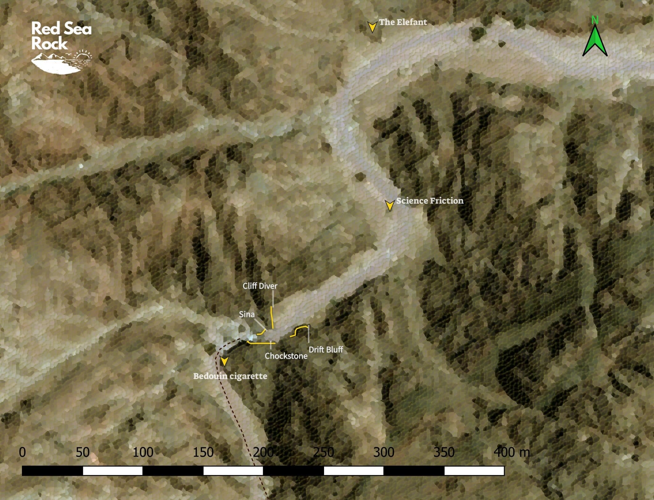 Bedouin Garden walls overview