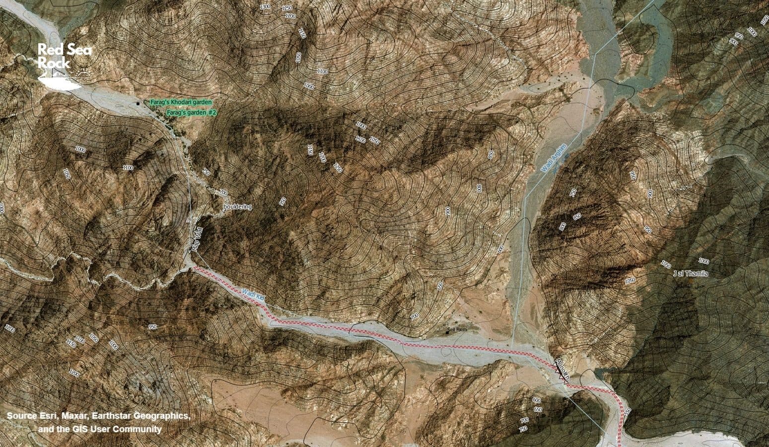 Wadi Kid walls overview