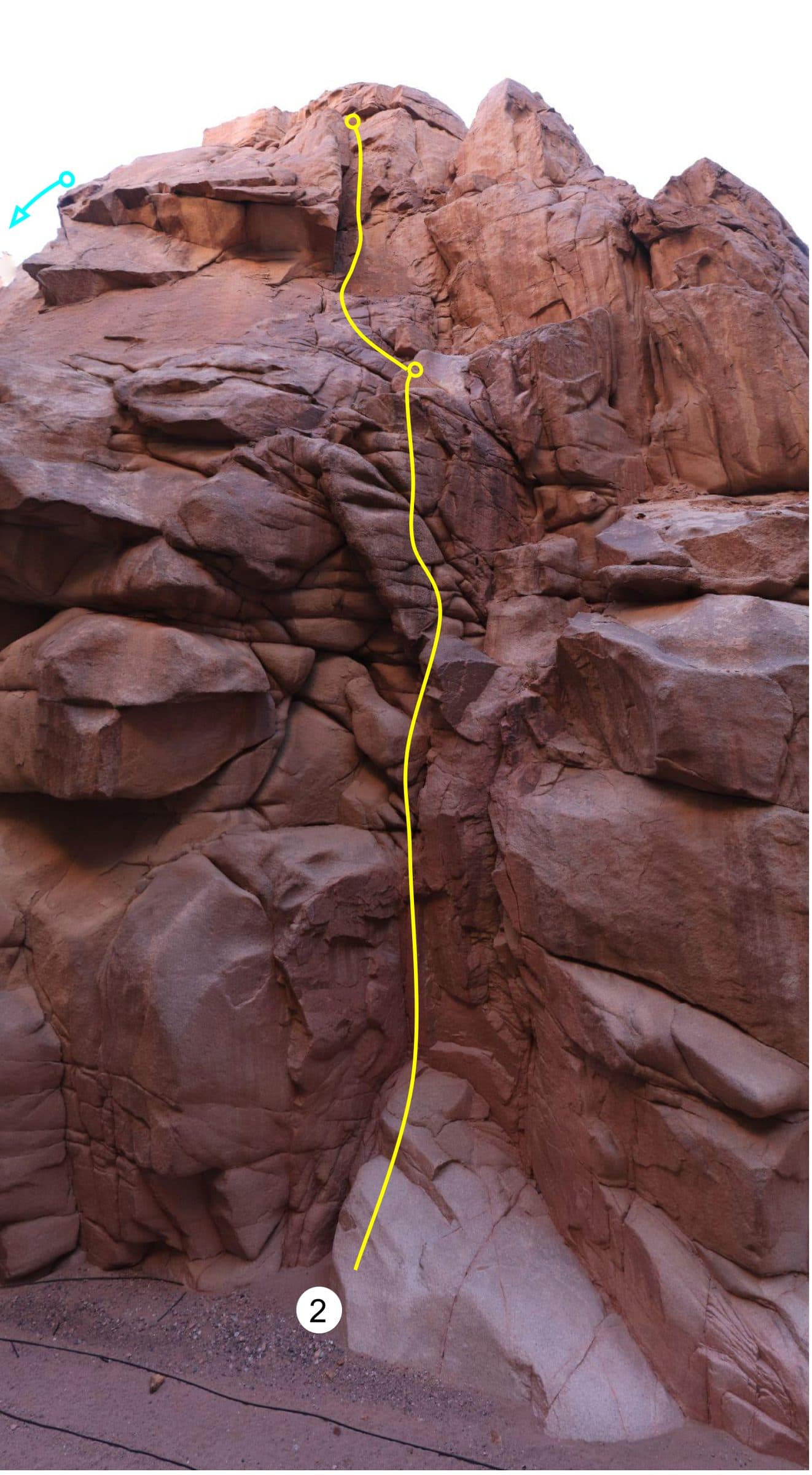 Topo: Cathedral Multi Pitch Topo