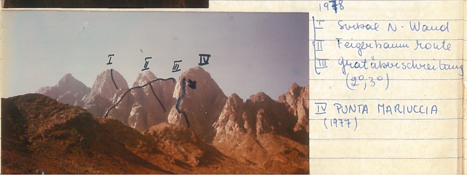 Topo: North Face of Serbal
